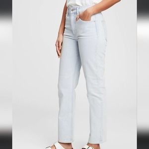 Gap Sky High Straight Leg Jeans